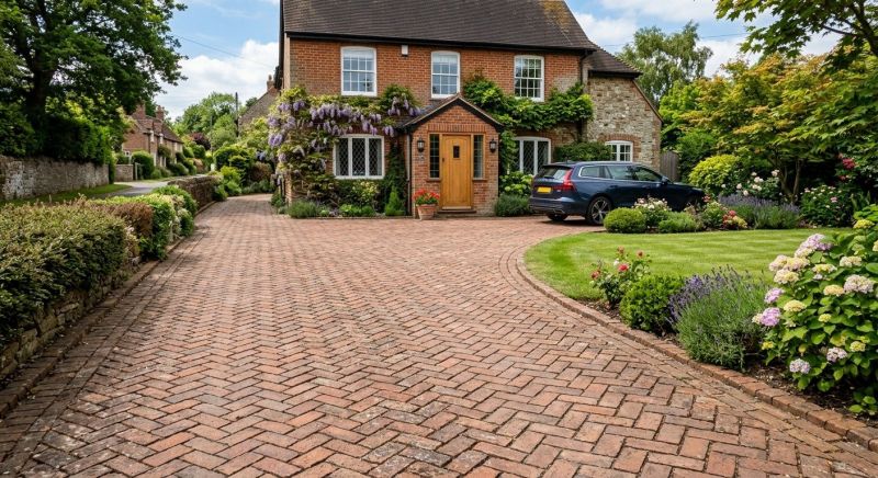 Brick Driveway Installation in West Hartford, CT