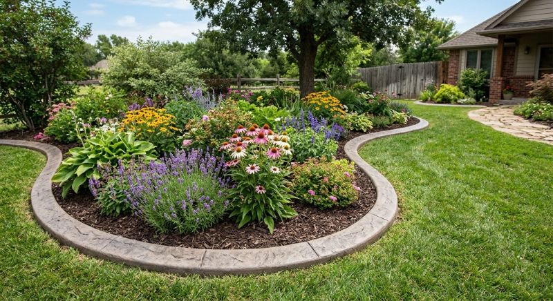 Flowerbed Curbing Installation in Citrus County, FL